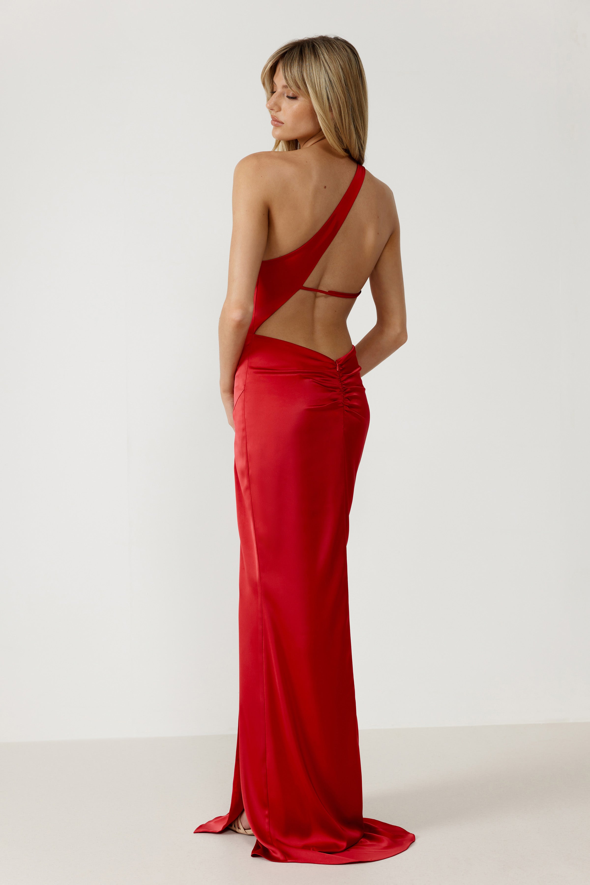 Natalya Dress - Deep Red