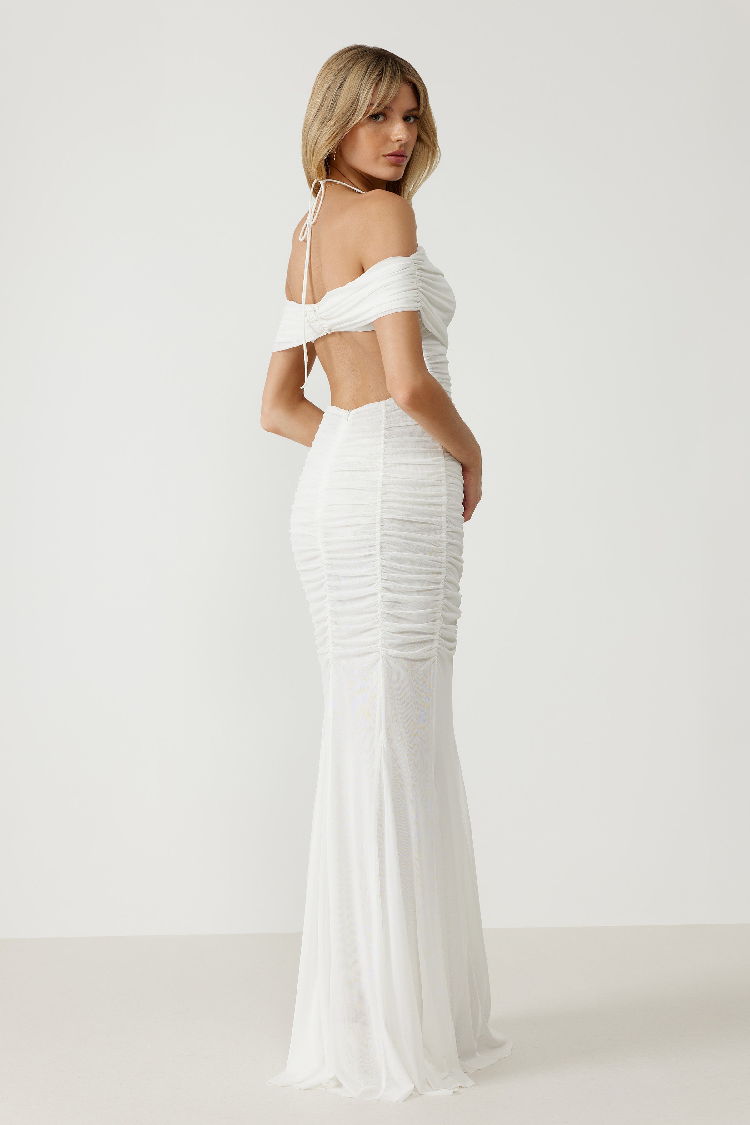 Livia Dress - White