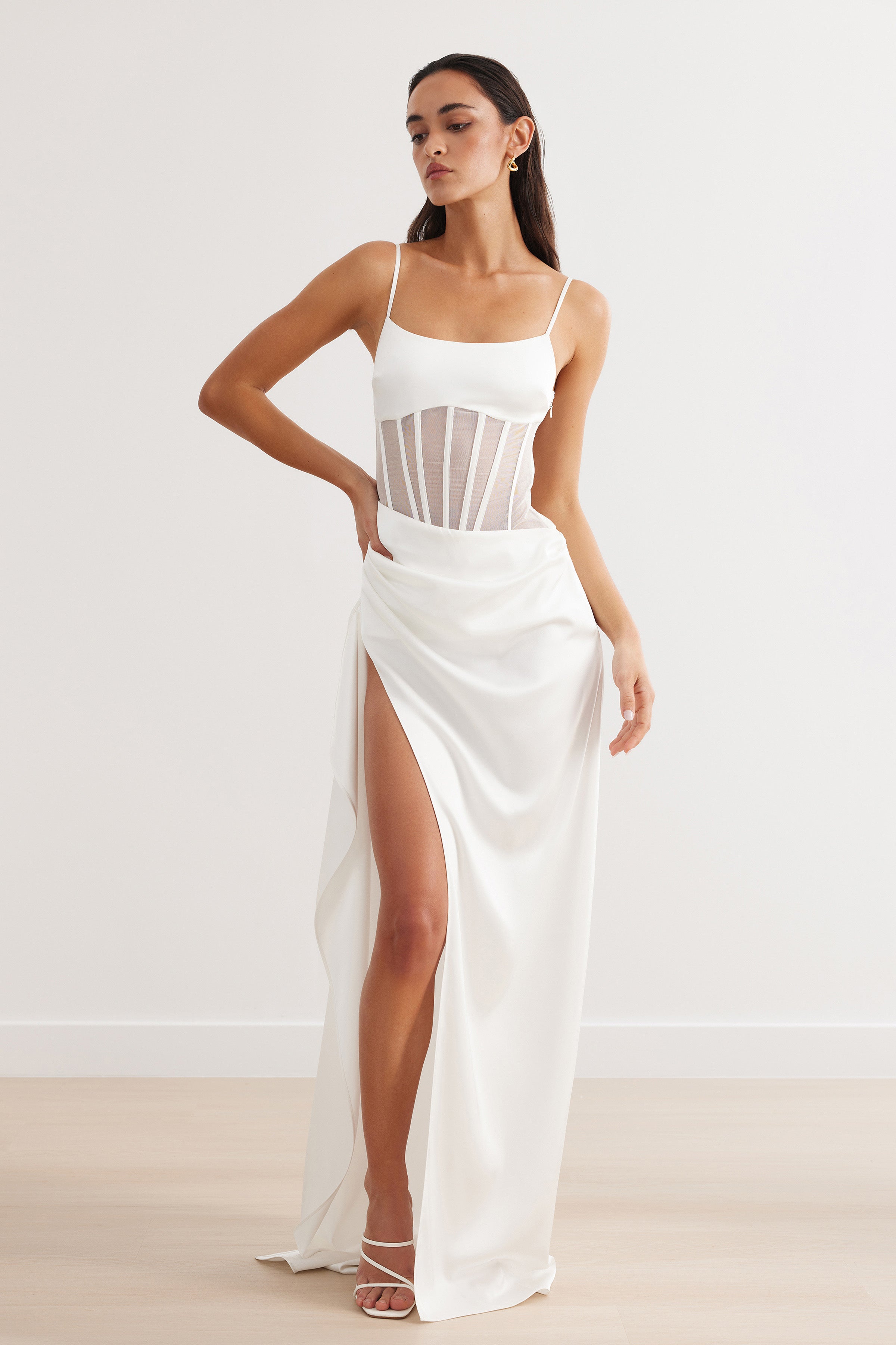 Estelle Dress - White