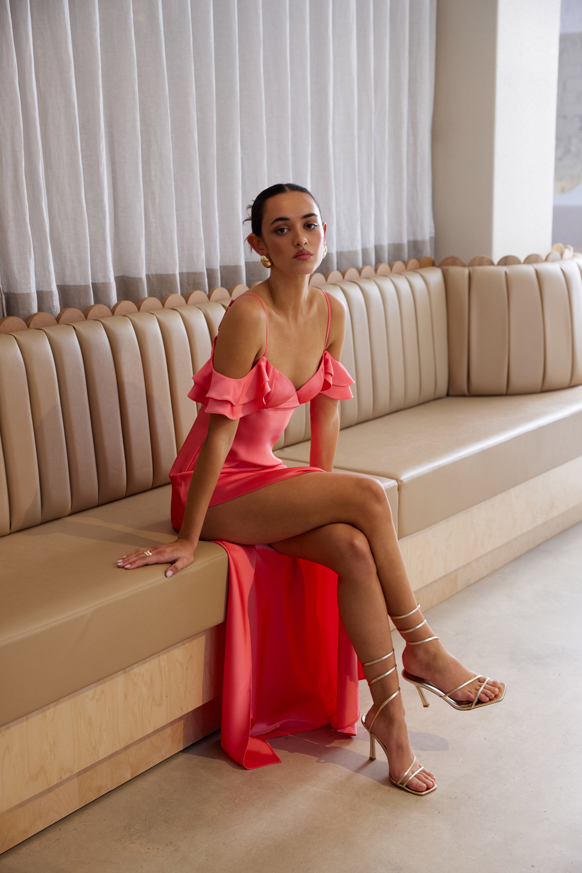 Gemma Dress - Flamingo