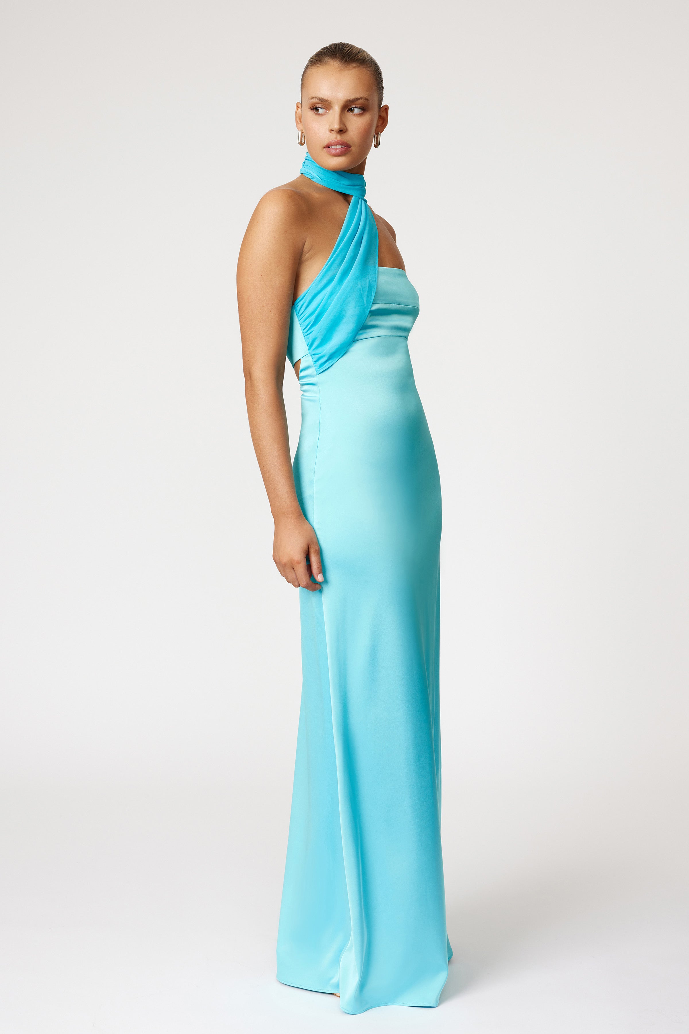 Hali Dress - Lagoon Blue