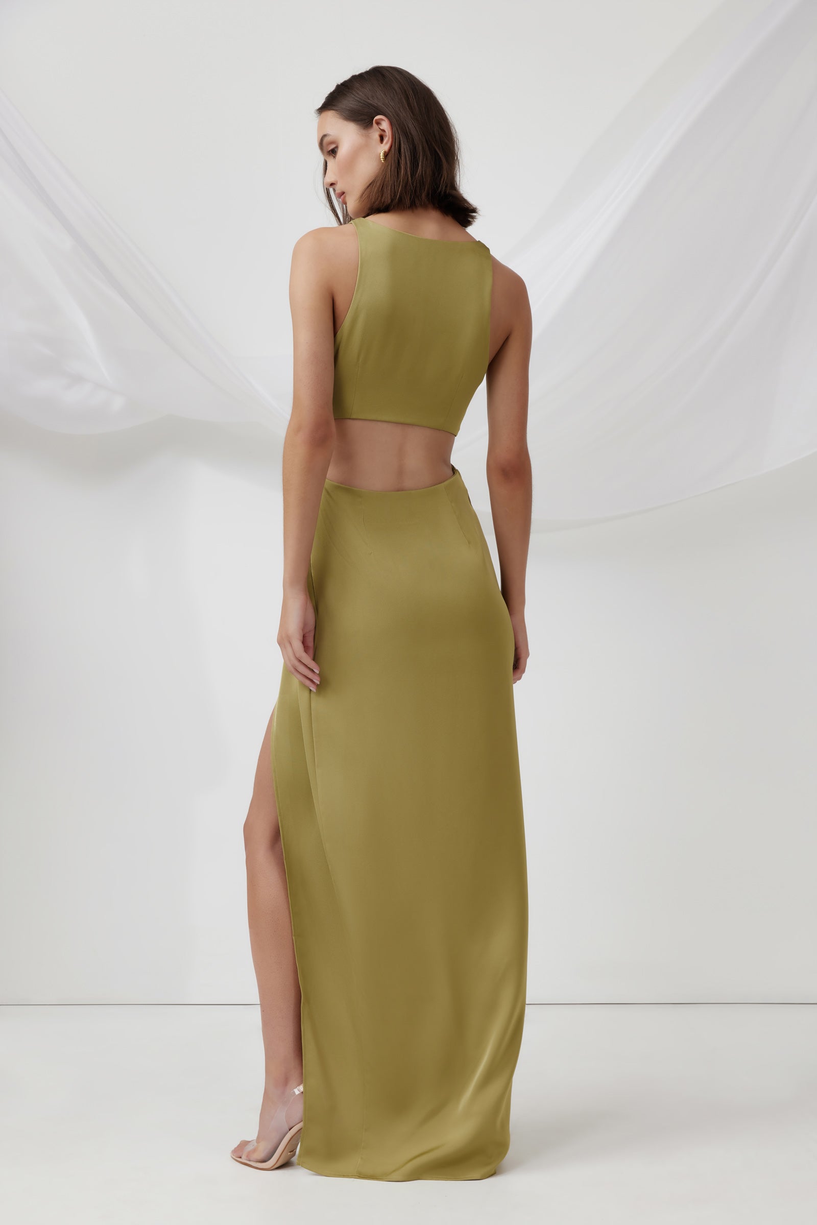 Marigold Dress - Olive